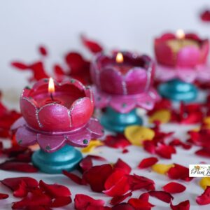 Handcrafted Lotus Diya